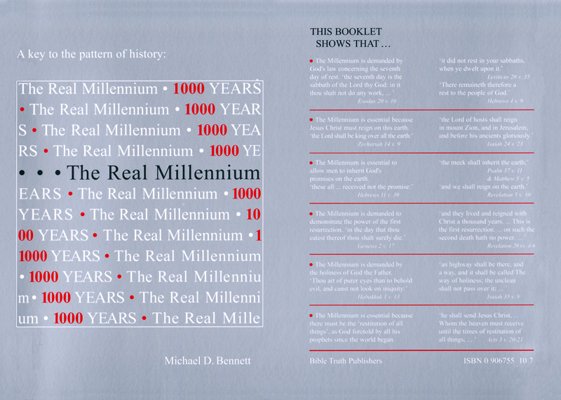 The real millennium